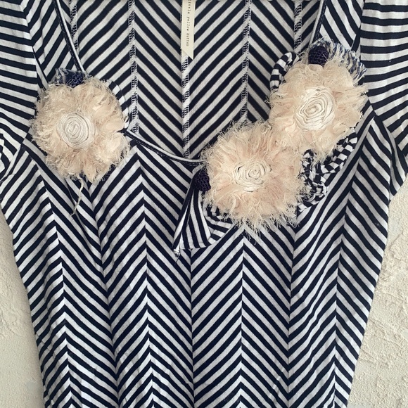 Anthropologie Little Yellow Button Top Flower Sz S - Picture 4 of 11